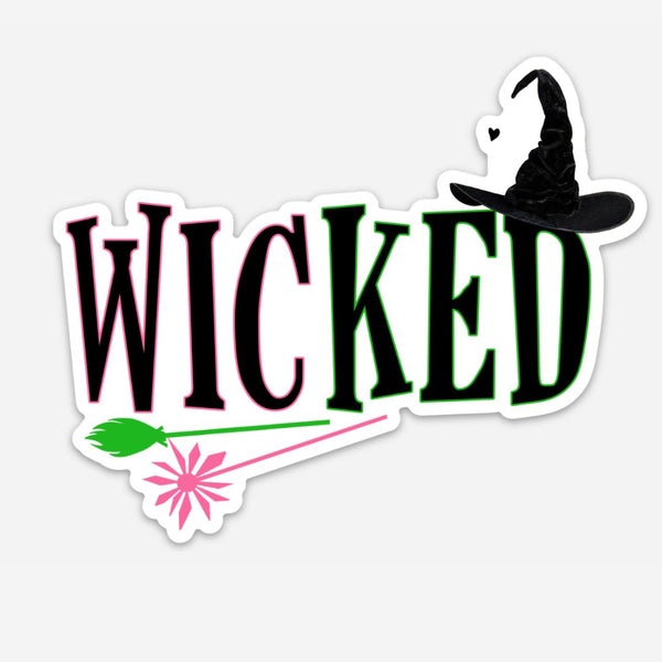 Wicked Word Sticker – Broadway Musical Inspired Vinyl Decal