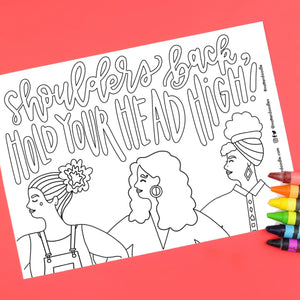 International Women's Day Coloring Page
