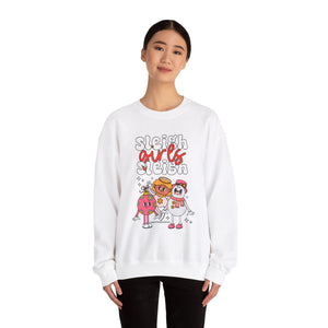 Holiday Sleigh Girls Crewneck Sweatshirt