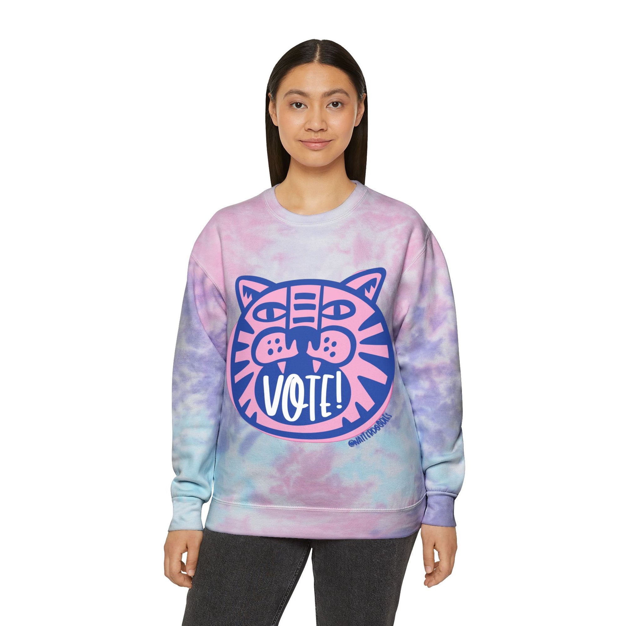 VOTE! *Tie Dye* Crew Neck Sweatshirt