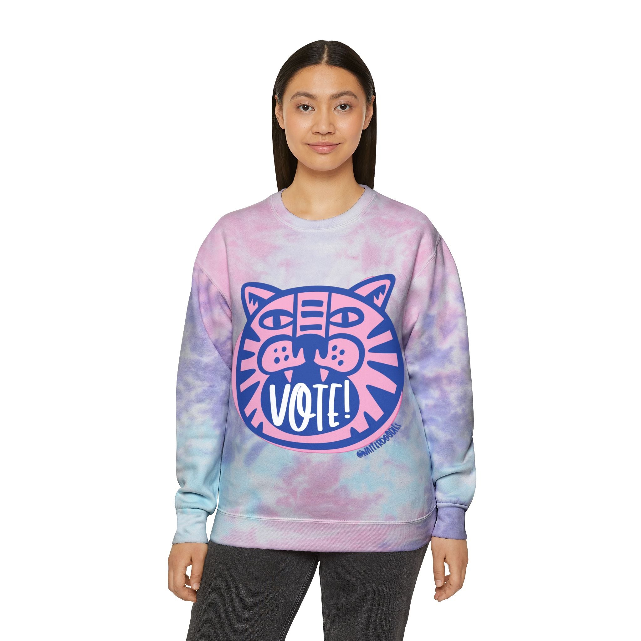 VOTE! *Tie Dye* Crew Neck Sweatshirt