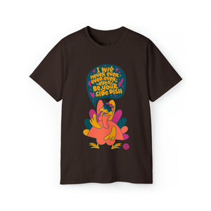 Never Be Your Side Chick Lizzo Inspired Thanksgiving Turkey Tee