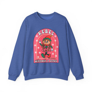 Christmas Rebel Without a Claus Sweatshirt