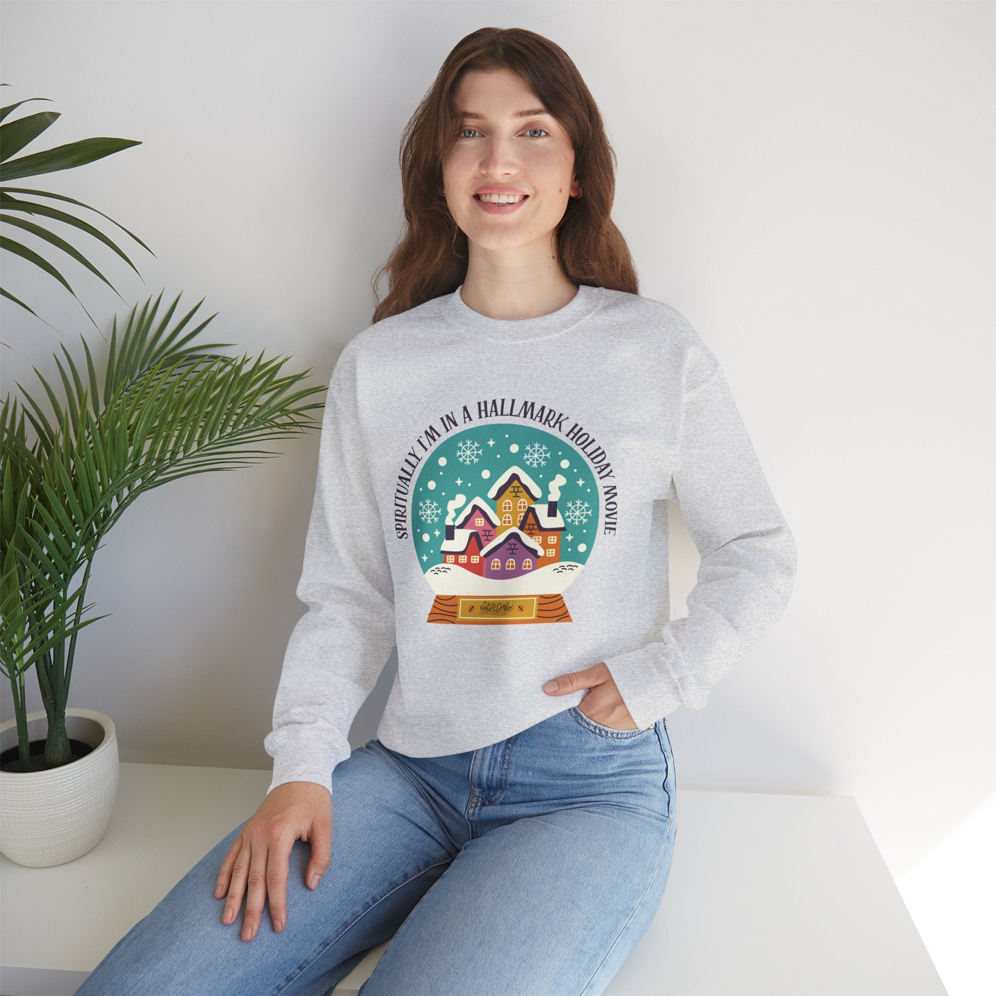 Spiritually I'm in a Hallmark Holiday Movie Sweatshirt