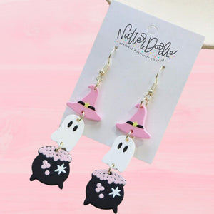 Bewitching Boo Halloween Earrings