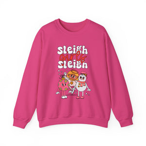 Holiday Sleigh Girls Crewneck Sweatshirt