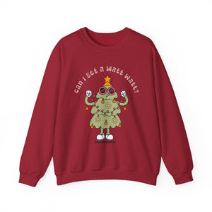 Christmas Tree Lights Can I Get a Watt Watt Sweatshirt