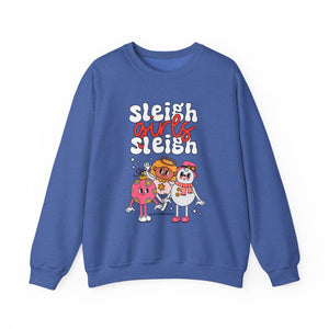 Holiday Sleigh Girls Crewneck Sweatshirt