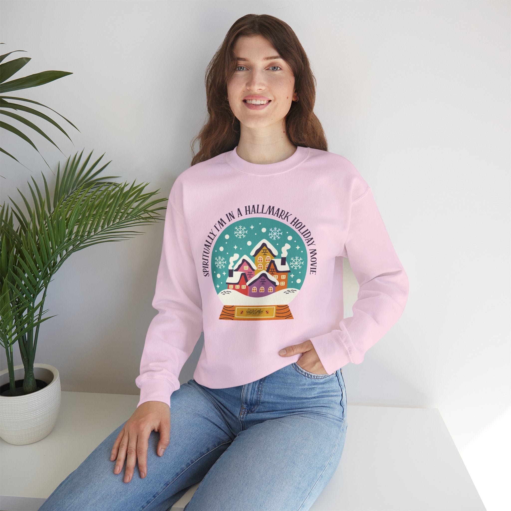 Spiritually I'm in a Hallmark Holiday Movie Sweatshirt