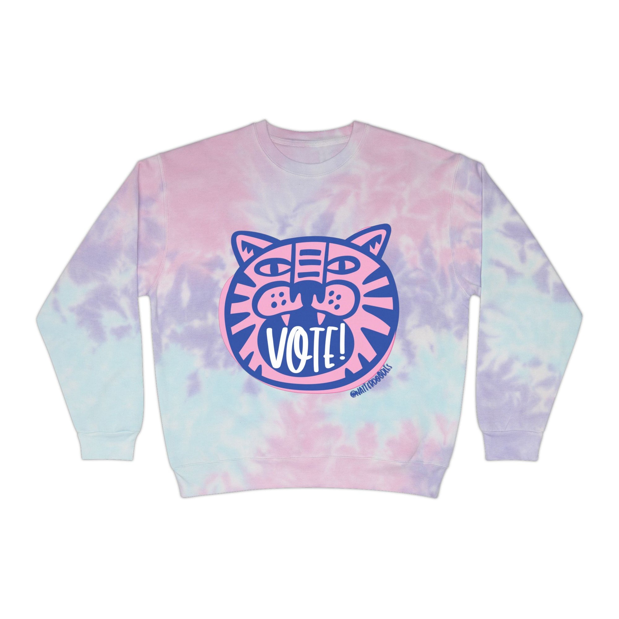 VOTE! *Tie Dye* Crew Neck Sweatshirt