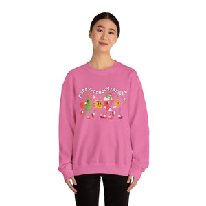 Merry & Groovy & Bright Holiday Sweatshirt