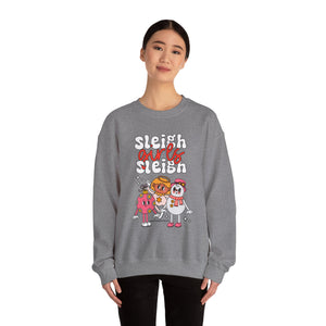 Holiday Sleigh Girls Crewneck Sweatshirt