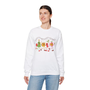 Merry & Groovy & Bright Holiday Sweatshirt