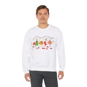 Merry & Groovy & Bright Holiday Sweatshirt