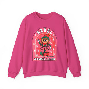 Christmas Rebel Without a Claus Sweatshirt