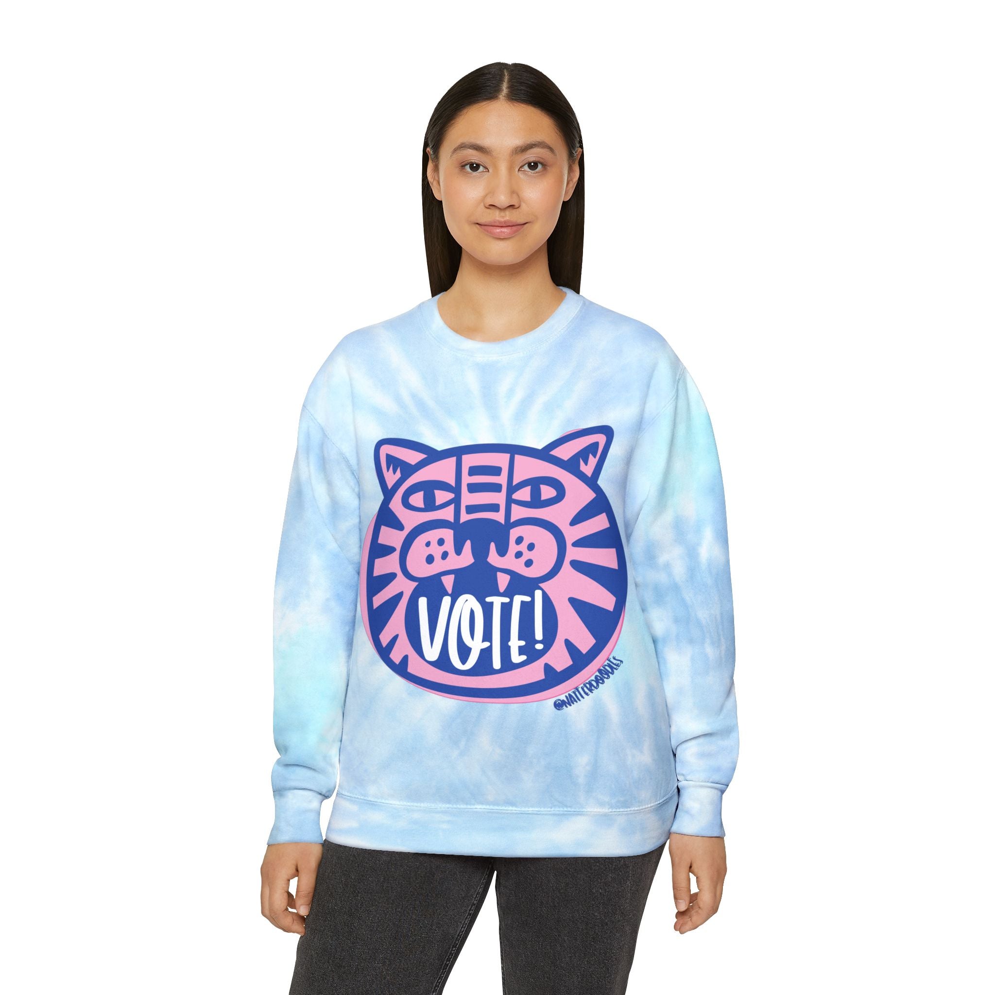 VOTE! *Tie Dye* Crew Neck Sweatshirt