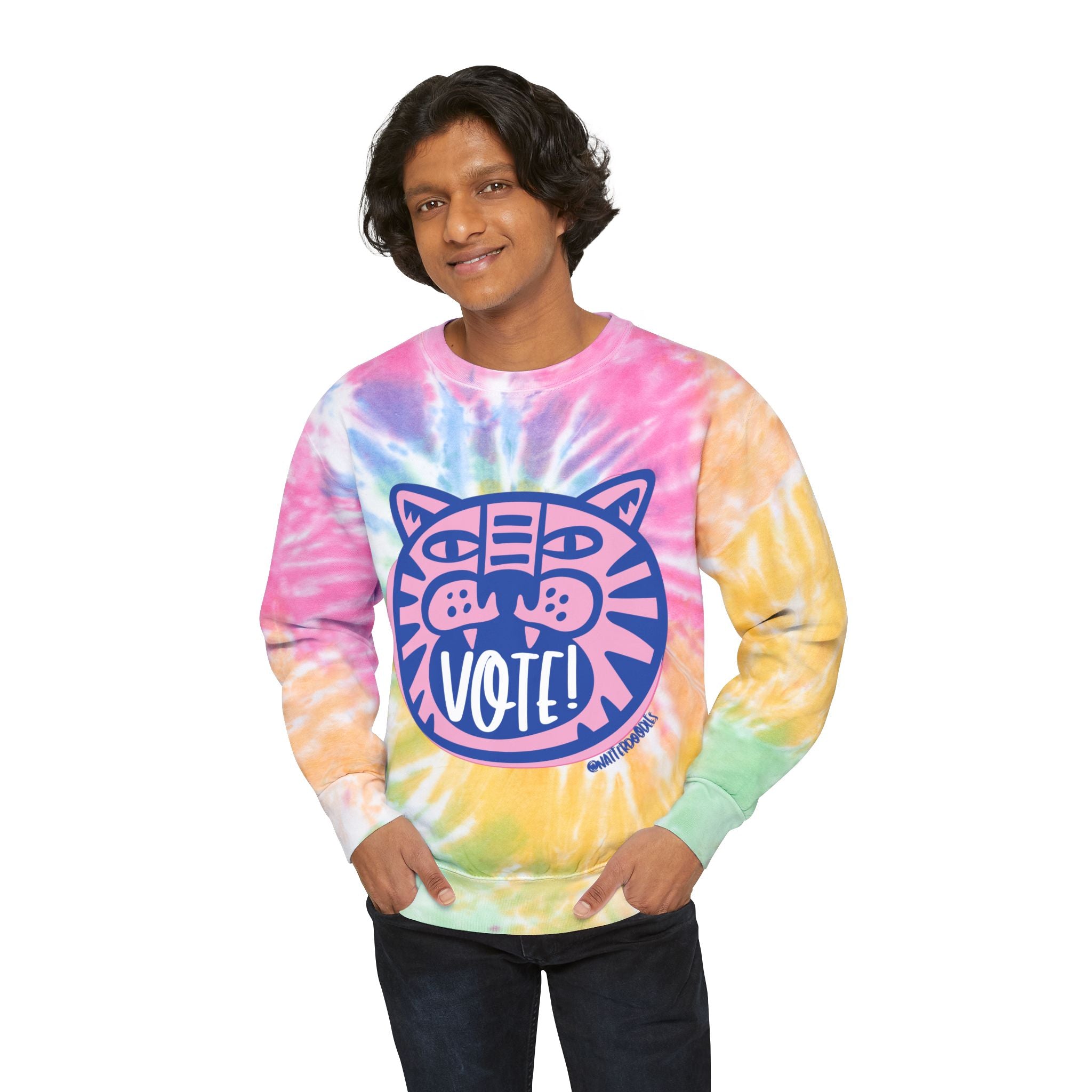 VOTE! *Tie Dye* Crew Neck Sweatshirt