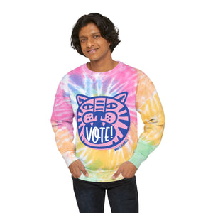 VOTE! *Tie Dye* Crew Neck Sweatshirt