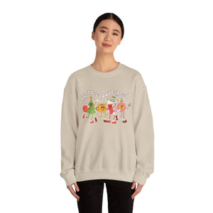 Merry & Groovy & Bright Holiday Sweatshirt