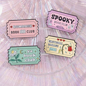 True Crime Book Club Enamel Pin