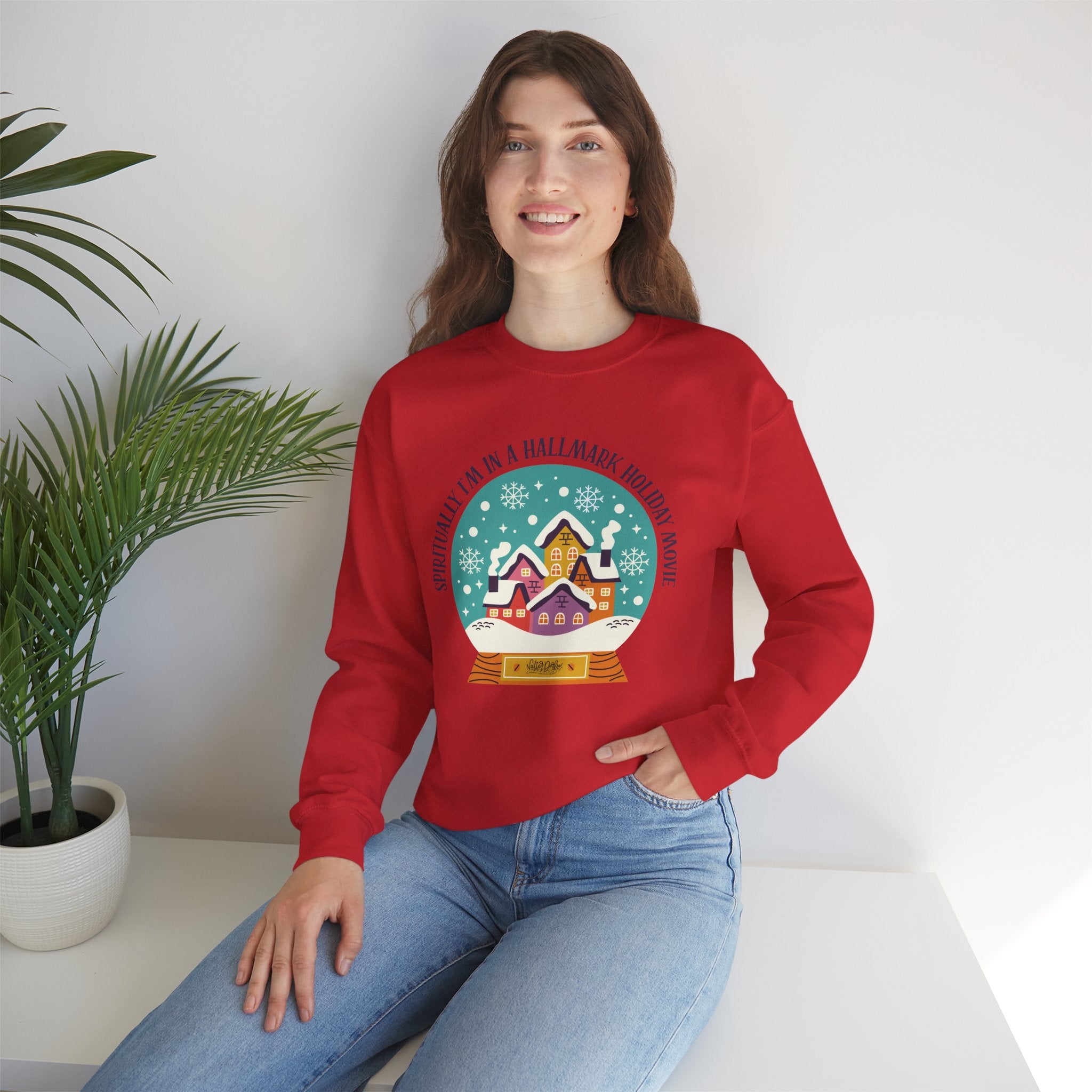 Spiritually I'm in a Hallmark Holiday Movie Sweatshirt