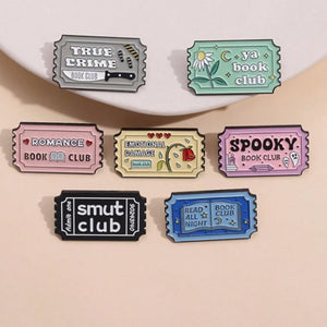 YA Book Club Enamel Pin