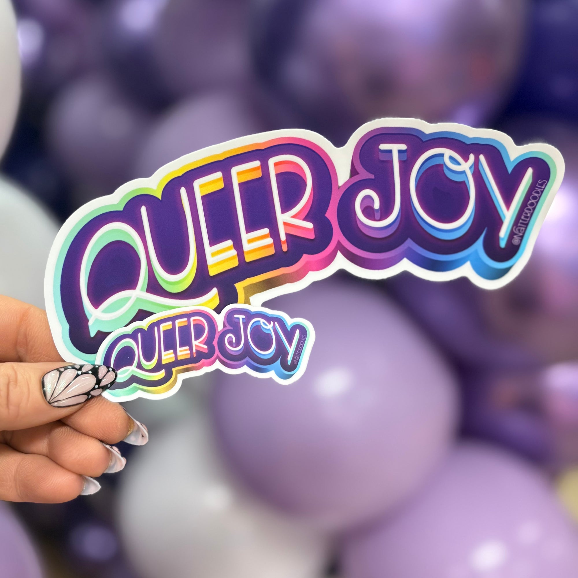 Queer Joy Rainbow Sticker