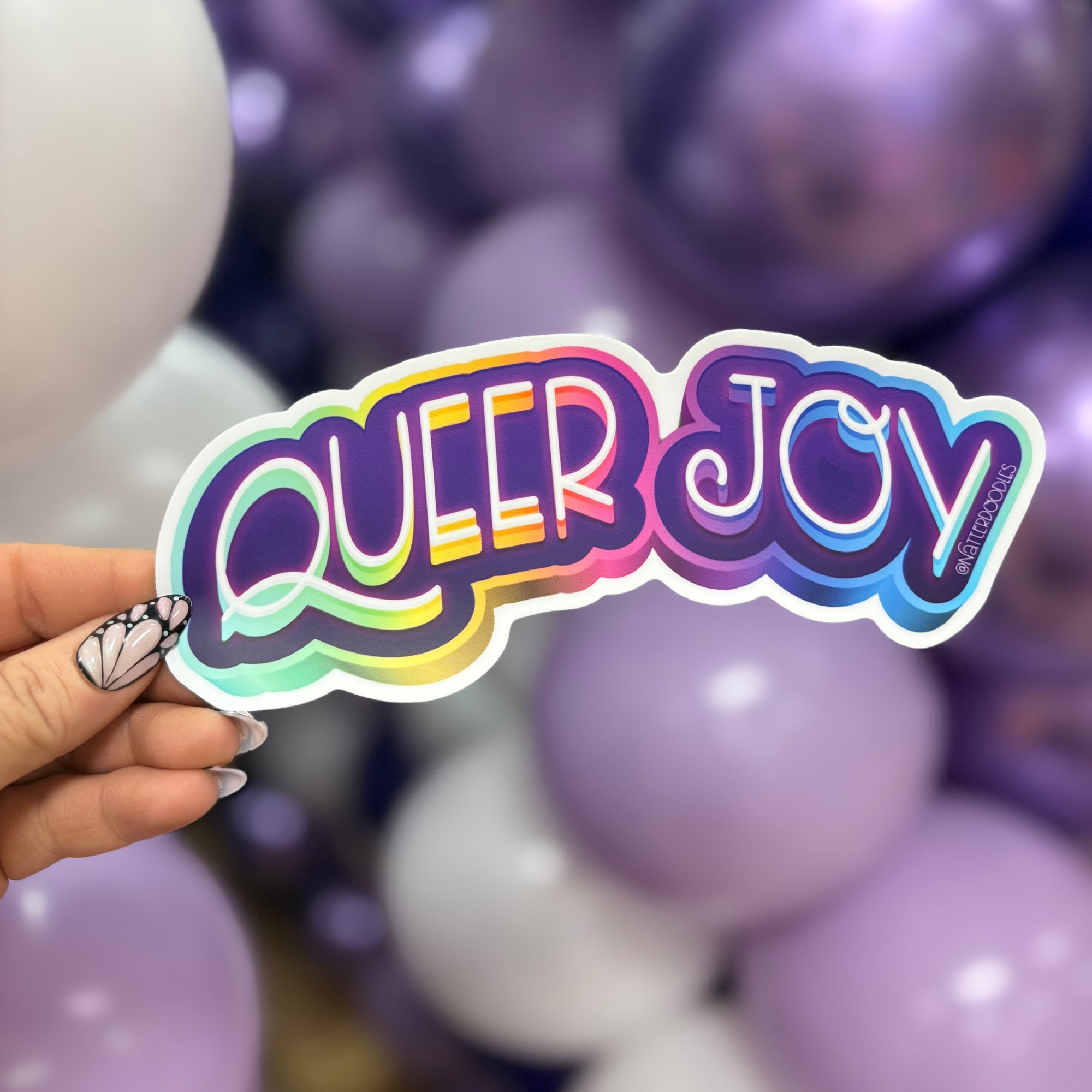 Queer Joy Rainbow Sticker