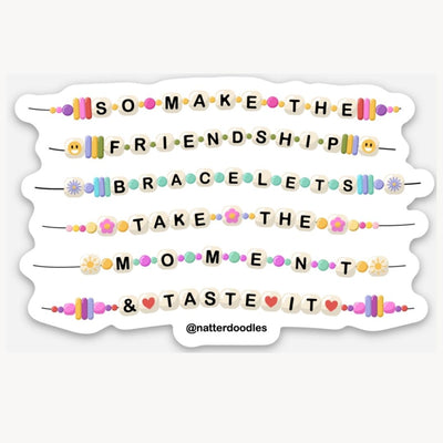 Taylor Swift Friendship Bracelets Die Cut Sticker – www