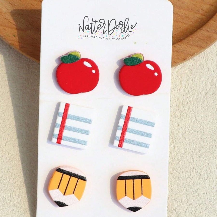 Teacher's Pet Trio Earrings