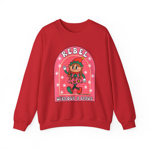 Christmas Rebel Without a Claus Sweatshirt