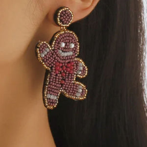 One Smart Cookie Gingerbread Earrings