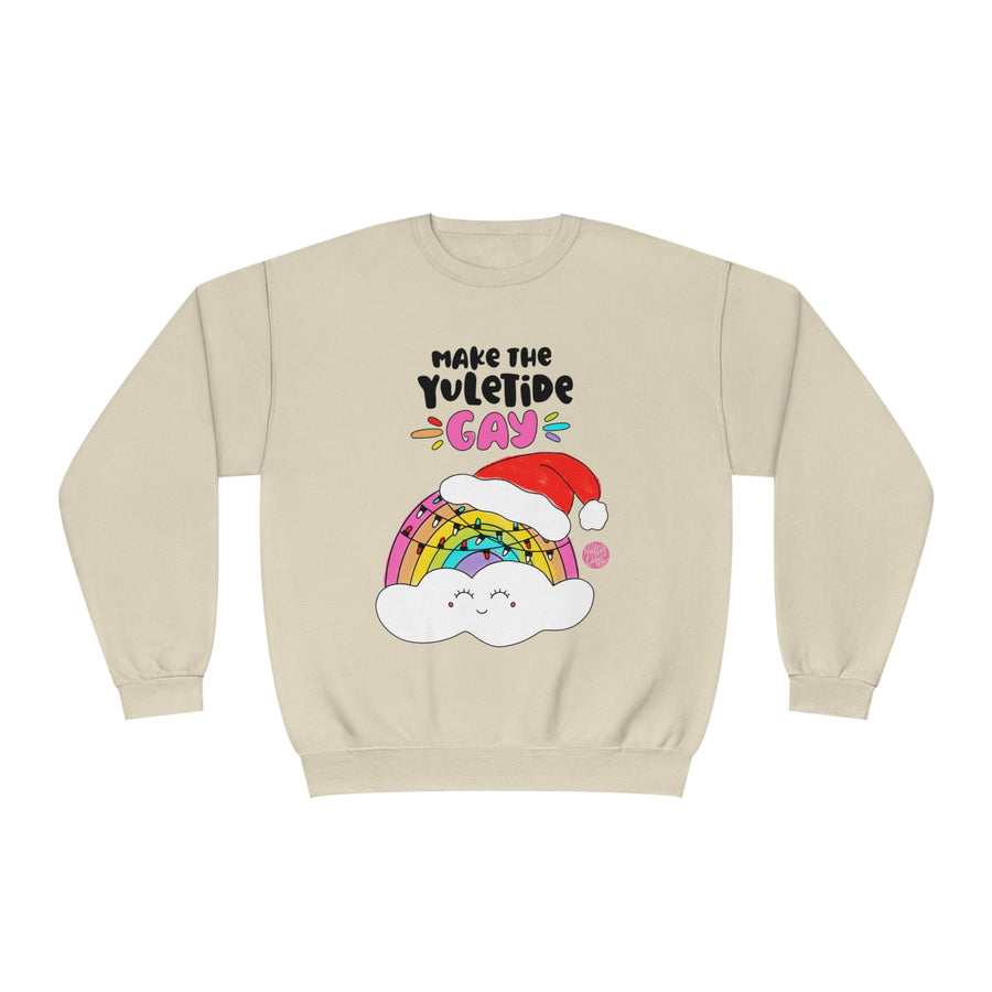 Make the Yuletide Gay Crewneck Holiday Sweatshirt