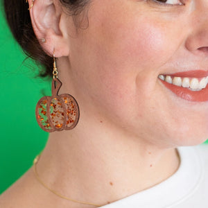 Pumpkin-razzi Fall Earrings