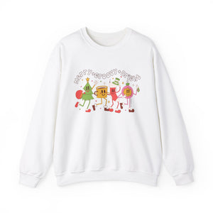 Merry & Groovy & Bright Holiday Sweatshirt