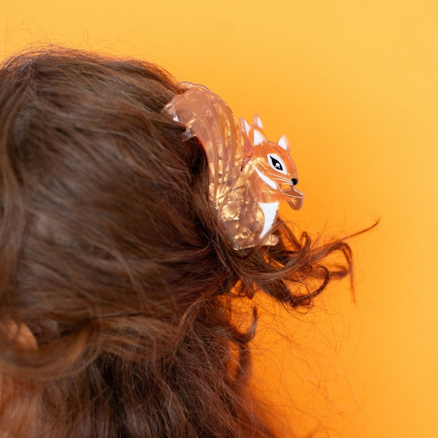 Squirrels Just Wanna Have Fun Hair Claw