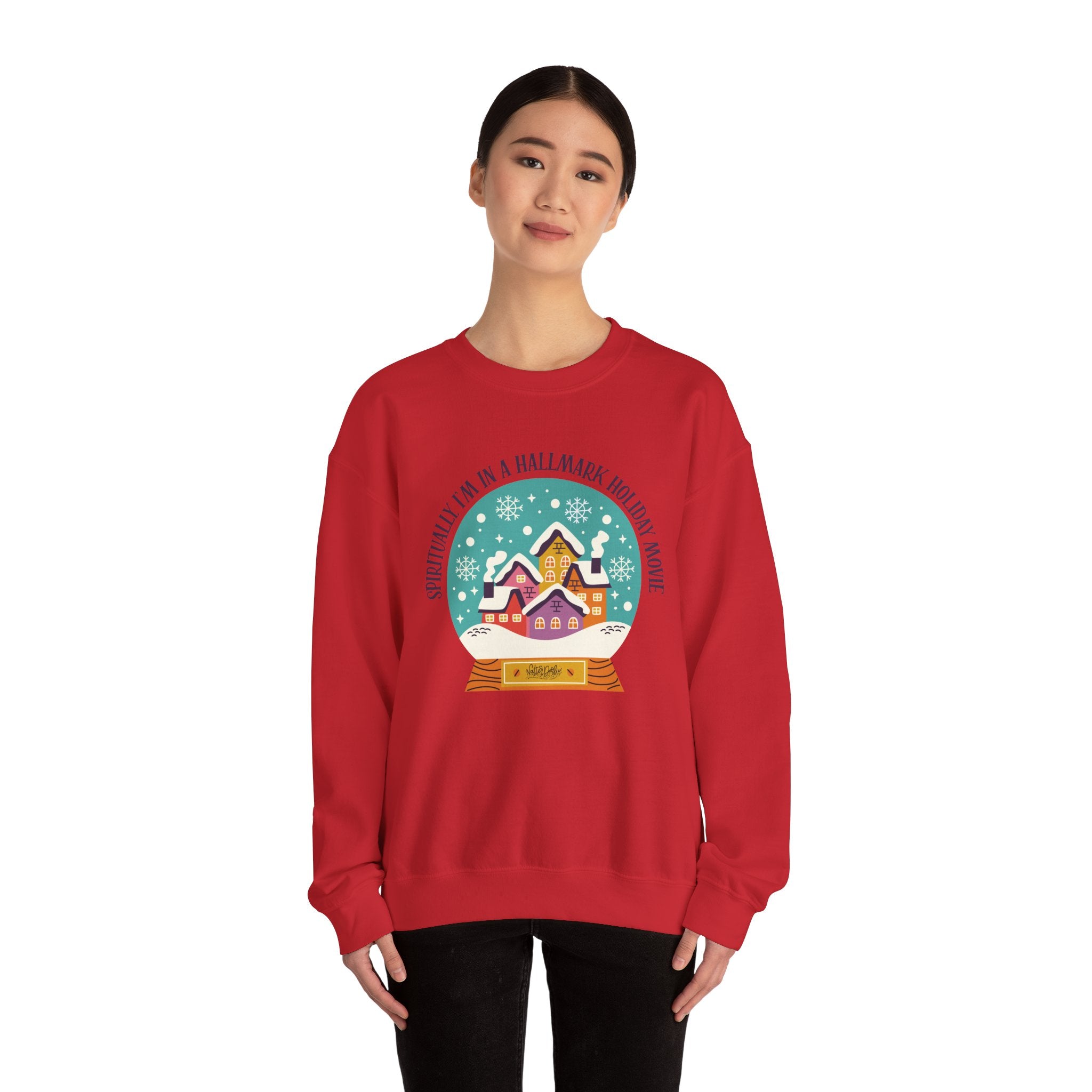 Spiritually I'm in a Hallmark Holiday Movie Sweatshirt