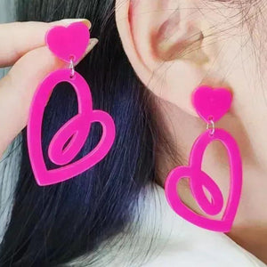 Love on the Line Valentine's Earrings