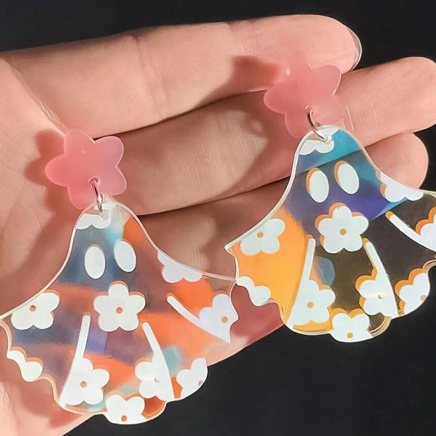 Psychedelic Spirits Halloween Earrings