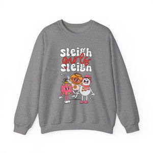 Holiday Sleigh Girls Crewneck Sweatshirt