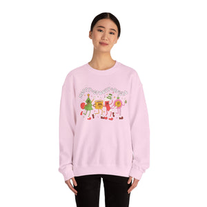 Merry & Groovy & Bright Holiday Sweatshirt