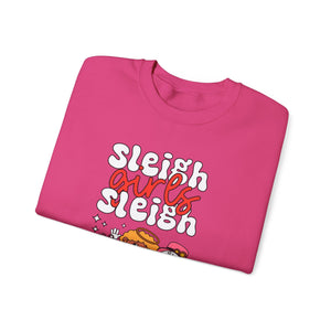 Holiday Sleigh Girls Crewneck Sweatshirt