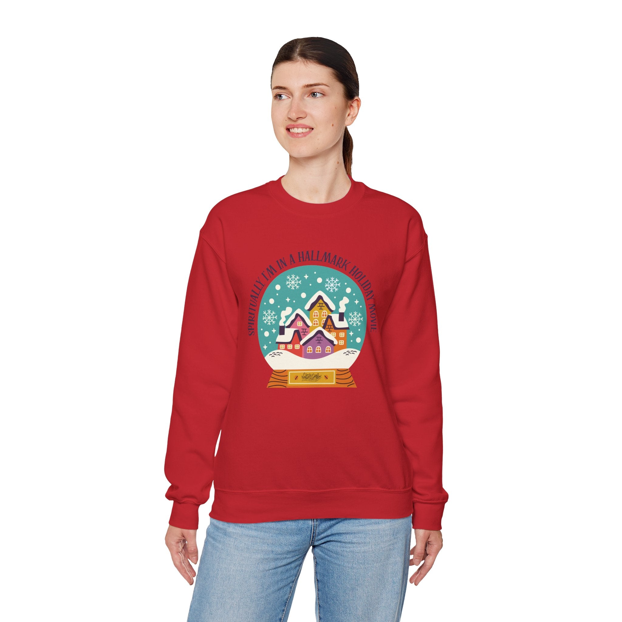 Spiritually I'm in a Hallmark Holiday Movie Sweatshirt