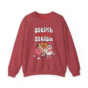 Holiday Sleigh Girls Crewneck Sweatshirt