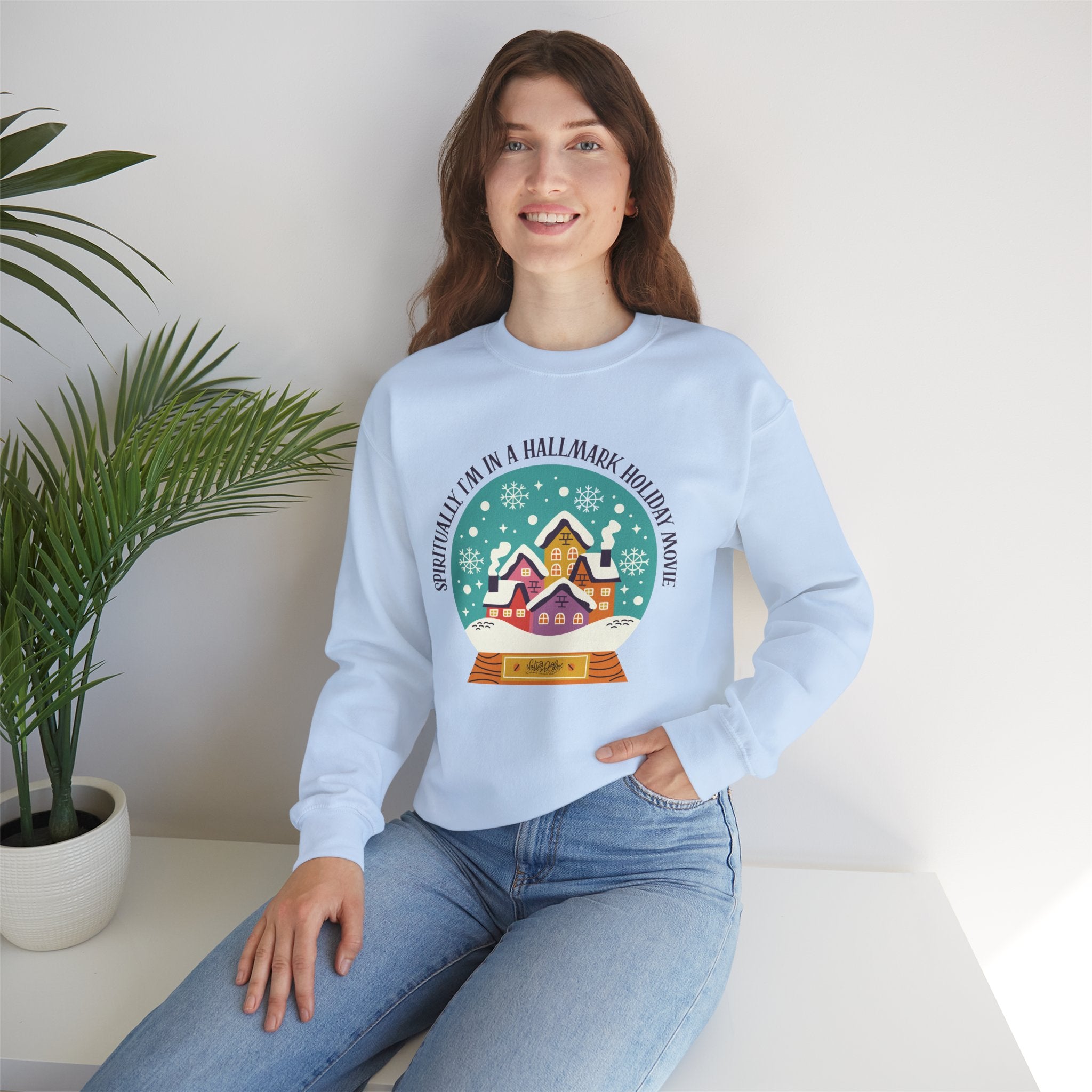 Spiritually I'm in a Hallmark Holiday Movie Sweatshirt