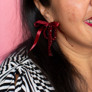 Tie One On Holiday Earrings