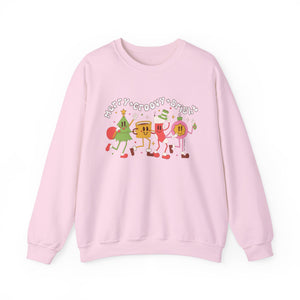 Merry & Groovy & Bright Holiday Sweatshirt