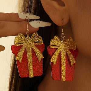 Stay in the Present Holiday Earrings