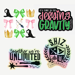 Defying Gravity Sticker