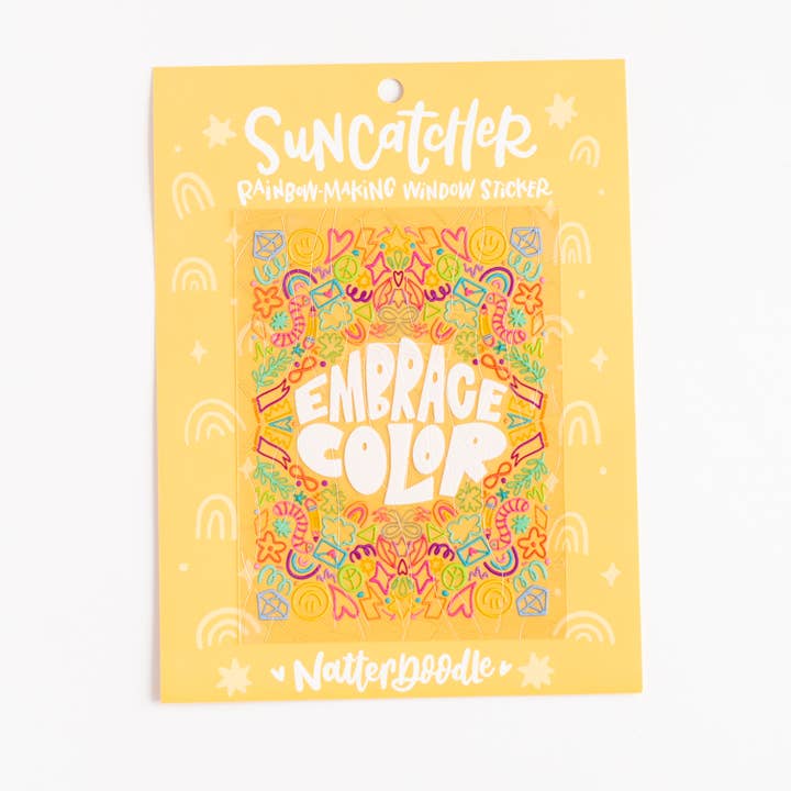 Embrace Color Rainbow Suncatcher for Maximalist Joy Spaces